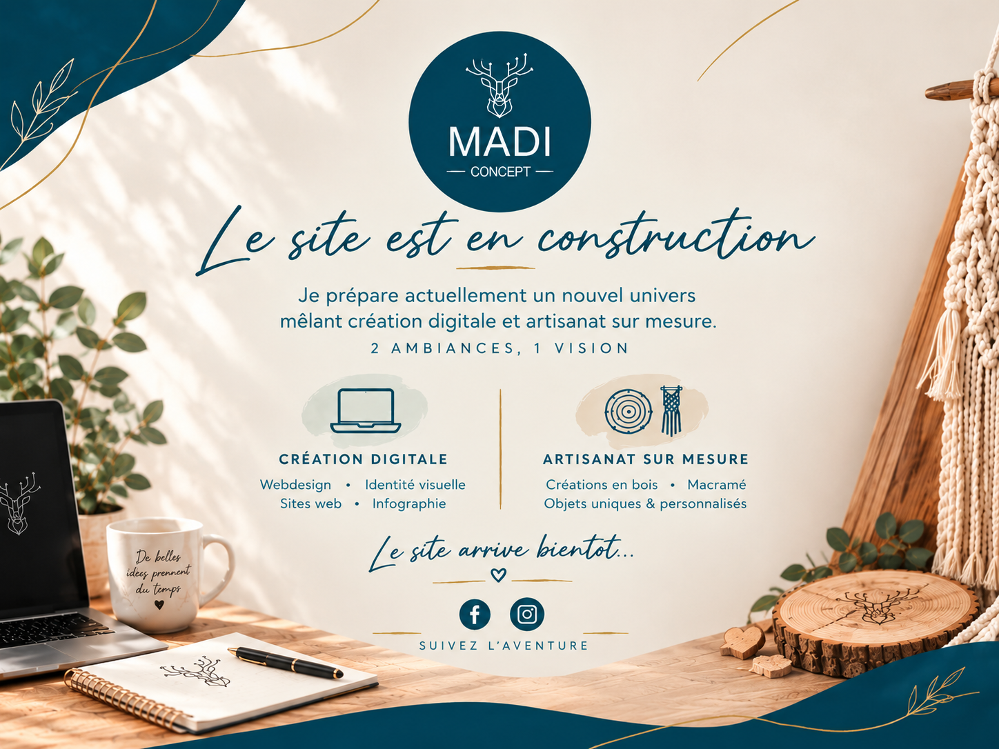 PAGE DE MAINTENANCE EN CONTRUCTION TABLETTE